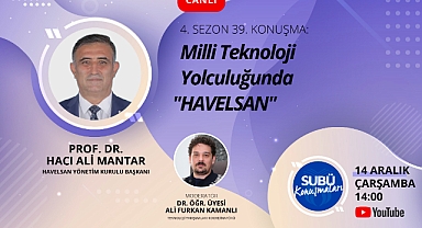 HAVELSAN Başkanı SUBÜ Konuşmaları’nda 