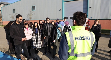 İçme suyundaki örnek çalışmalar üniversite öğrencilerinin dersine konu oldu 