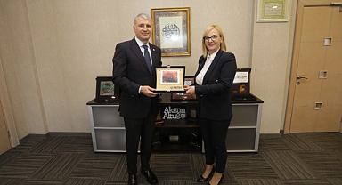 Kuzey Makedonya Büyükelçiliği Ekonomi Müsteşarı SATSO’da 