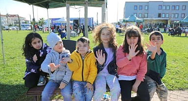 Serdivan Millet Bahçesi’nde Çocuklar Doyasıya Eğlendi 