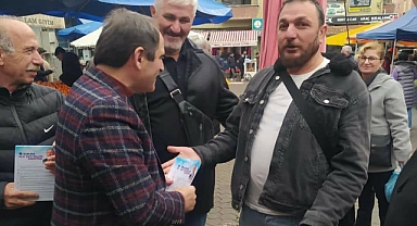 BAŞKAN KELEŞ, PAZAR ESNAFINI ZİYARET ETTİ 