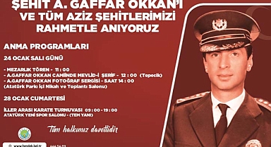 ŞEHİT ALİ GAFFAR OKKAN ANILIYOR 