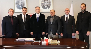 Ticaret Borsasından Rıdvan Duran ve Ergün Atalay ‘a ziyaret 