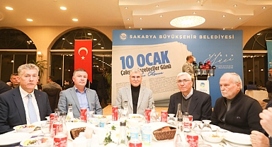 Yüce gazetecileri özel günde misafir etti: “Siz toplumun gören gözü, duyan kulağısınız” 