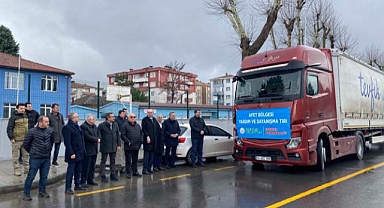 ERENLER’DE DEPREM BÖLGESİ İÇİN MALZEME TEMİNİ DEVAM EDİYOR 