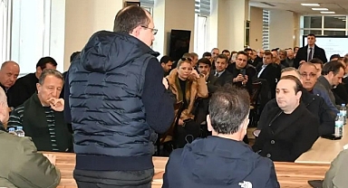 STB Başkanı Mustafa Genç Deprem Bölgesinde Koordinasyon Toplantısına Katıldı 