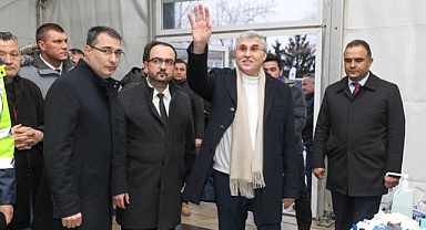 Yüce: “Depremin izlerini silmek için büyük çaba gösteriyoruz” 