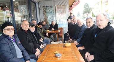 AKAR VE BABAOĞLU AKOVA’DA VATANDAŞLA BULUŞTU 