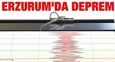 Erzurum'da 3.7 büyüklüğünde deprem! 