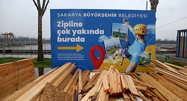 Sakarya Nehri’nde 'zipline' gezisi için geri sayım 