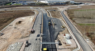 Yeni otoban girişinde çalışmalar hızlandı 
