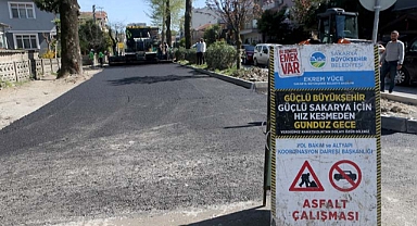 Erenler Zübeyde Hanım Caddesi bayrama hazırlanıyor 