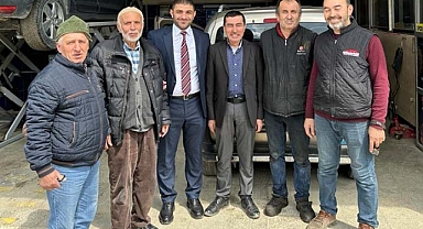 MHP Milletvekili Adayı Ali Halil ilçe sanayi esnaflarını ziyaret etti 