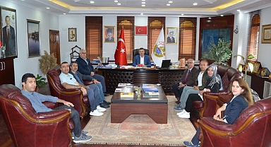 Başkan Özen ‘Her Yerde Bilim’ Öğretmenlerini Makamında Ağırladı 