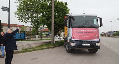 HENDEK BELEDİYESİNDEN DEPREM BÖLGESİNE SEYYAR WC VE BANYO 