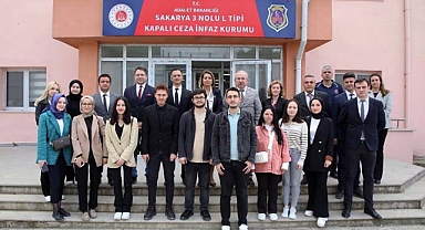 Sakarya Barosu stajyer avukatlarından cezaevi ziyaretleri 