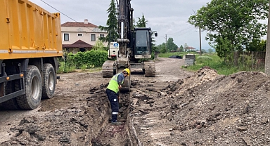 Söğütlü’nün güçlü altyapı ağına Büyükşehir’den ilave yeni hat 