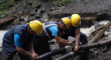 Büyükşehir Belediyesi yağışlarda hasar gören o yol için seferber oldu 