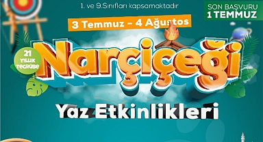 Narçiçeği Yaz Etkinlikleri Başlıyor 