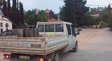 Sapanca'da, İlaçlama Çalışmaları Yapılıyor 
