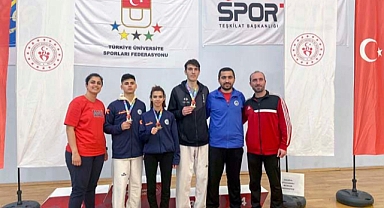 SUBÜ’den tekvandoda 3 madalya 1 kupa 