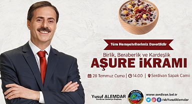 Başkan Alemdar’dan Aşure Etkinliğine Davet 