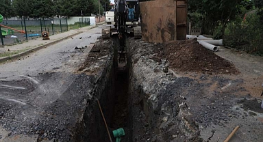 Büyükşehir Belediyesi, 17 Bin 500 metrelik altyapı hattında çalışmalarını sürdürüyor 