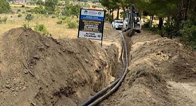 Büyükşehir’den Taraklı’nın güçlü altyapı ağına 2 bin 500 metrelik yeni içme suyu hattı 