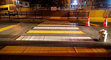 Büyükşehir ekiplerinden gece mesaisi 