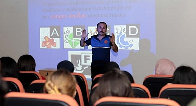 Büyükşehir gençlere ‘ateşe müdahaleyi’ öğretti 