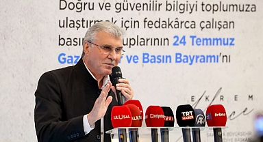 Yüce Basın Bayramı’nda gazetecilerle bir arada 