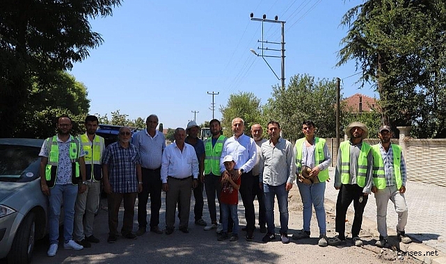 BAŞKAN BABAOĞLU SAHADA ÇALIŞMALARI İNCELEDİ