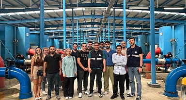 Büyükşehir Belediyesi arıtma tesisleri bu sefer tıp öğrencilerini ağırladı 