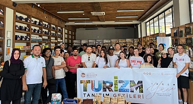 Uluslararası öğrenciler doğa ve tarihe yolculuk yaptı 