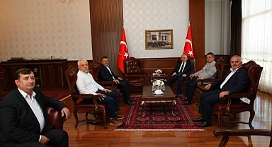 Vali Yaşar Karadeniz'e hayırlı olsun ziyareti