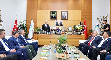 Başkan Yüce, Genel Başkan Yardımcısı Yılmaz’ı ağırladı 