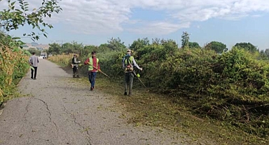Bisiklet yollarında kapsamlı temizlik 