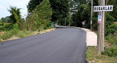 Büyükşehir Budaklar’da asfalt çalışmalarını tamamladı 