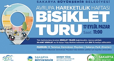Büyükşehir’den Avrupa Hareketlilik Haftası’na özel bisiklet turu 