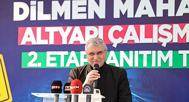 Büyükşehir’den Erenler’in altyapısı için büyük adım: “Sakarya’nın refahına katkı sunacak” 