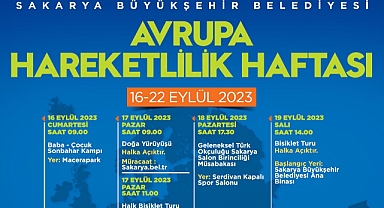 Büyükşehir programı yayınladı; Avrupa Hareketlilik Haftası başlıyor