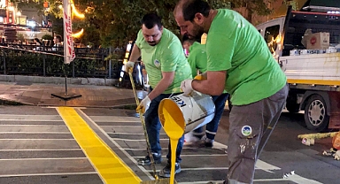 Büyükşehir Serdivan Mavi Durak’ta yaya güvenliği artırıyor 