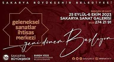 Geleneksel Sanatlar İhtisas Merkezi'nde yeni dönem kayıtları başlıyor 