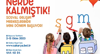 Büyükşehir SGM'lerde yeni dönem kayıtları başlıyor 