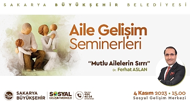 Büyükşehir Aile Gelişim Seminerleri başlıyor 