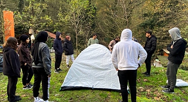 Çatalkaya Vadisi’nde çadır kampı yaptılar 