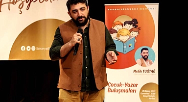 Çocuk kitabı yazarı Melih Tuğtağ öğrencilerle buluştu 