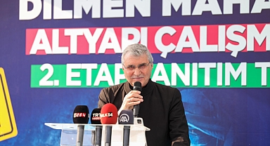 Dev altyapı projesinde sona doğru