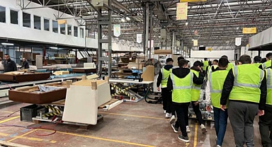 SATSO 26. Meslek Komitesi'nden Mobilya Bölümü Öğrencilerine Fabrika Gezisi 