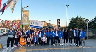 SUBÜ 45. İstanbul Maratonu’ndaydı 